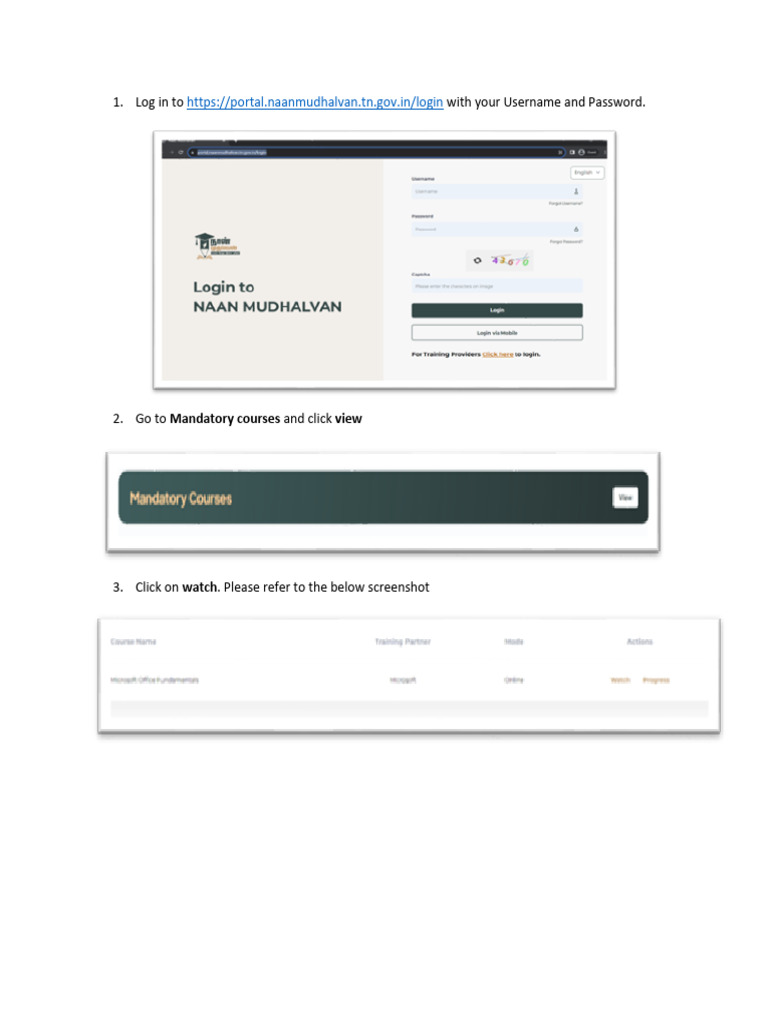 Student Learning Path Process Flow | PDF | Login | Password