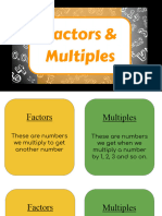 7 - Factors and Multiples
