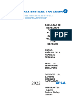 El Terrorismo en El Perú