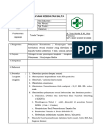 SOP Pelayanan Balita Sakit