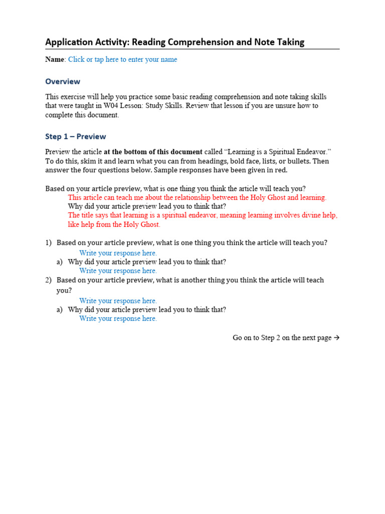 Spiritual Note-Taking Guide | PDF | Jesus | Religious Belief And Doctrine
