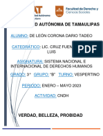 Actividad CNDH - de León Corona Dario Tadeo 3° B