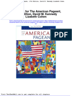 Test Bank For The American Pageant 17th Edition David M Kennedy Lizabeth Cohen