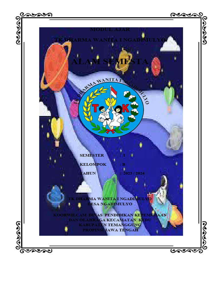 Modul Ajar - Alam Semesta TK Ngadi | PDF