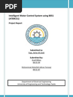 Intelligent Water Control System Using 8051 (AT89C51) : Project Report