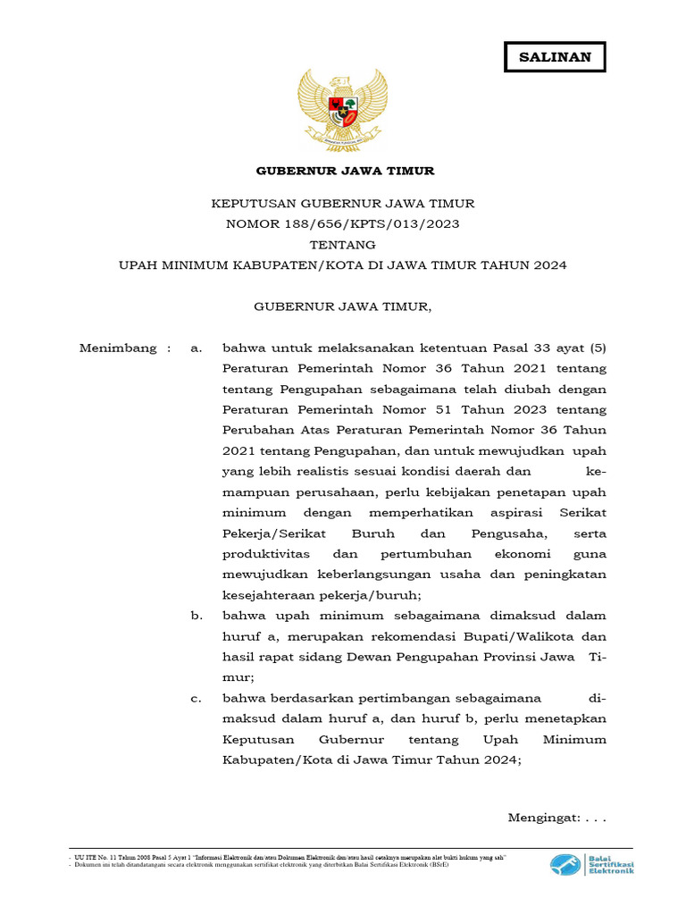 Prediksi UMP Jatim dan UMK Surabaya 2026 Berdasarkan Rumus Baru