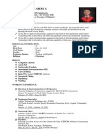 Sample Resume (CAD Drafter)
