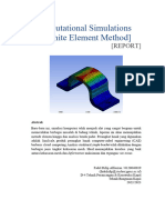 (Computational Simulations and Finite Element Method) : (Report)