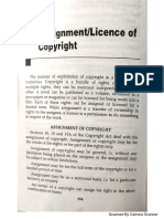 Assignment and Licence of Copyright