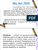 RA 7610 Child Abuse Law