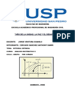 Ejercicios de Analisis Mat 2 Primera Unidad - Integral Indefinida