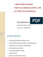 Mmc-1-Creep Mechanism, Environmental Degradation, and Selection of Materials