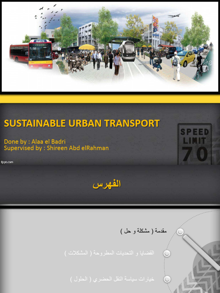 Sustainable Urban Transportation | PDF