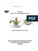 Modul I Dan 2 Gizi Dalam Kebidanan