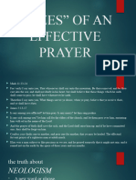 5 Izes of An Effective Prayer