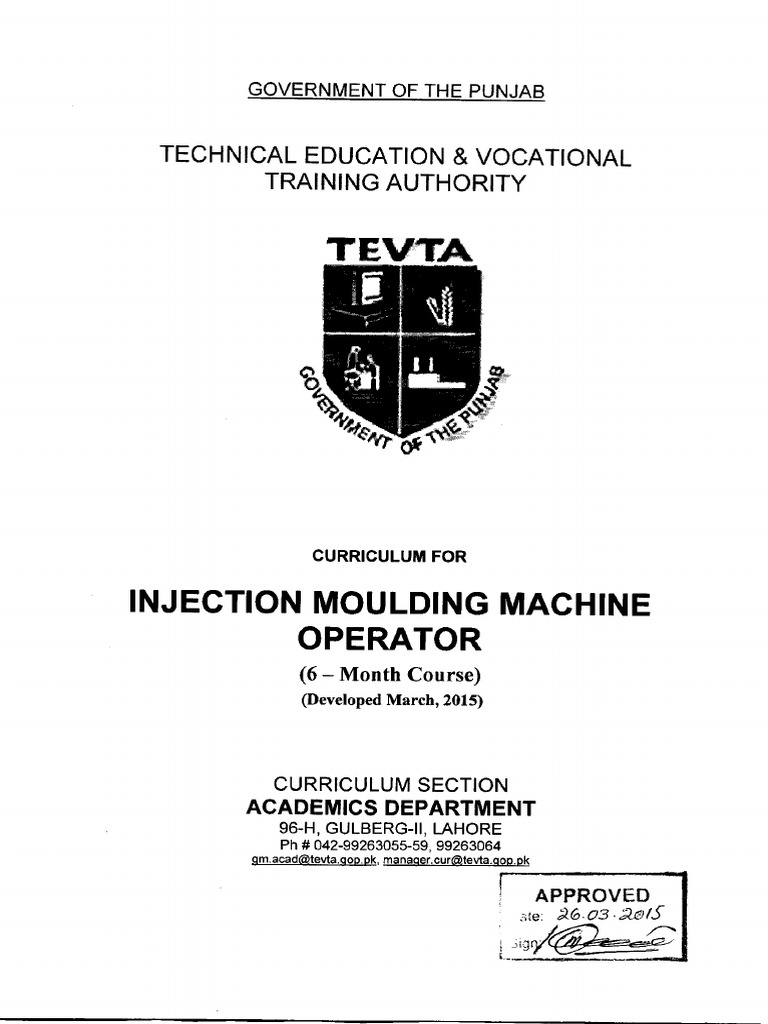64Injection Moulding Machine Operator PDF