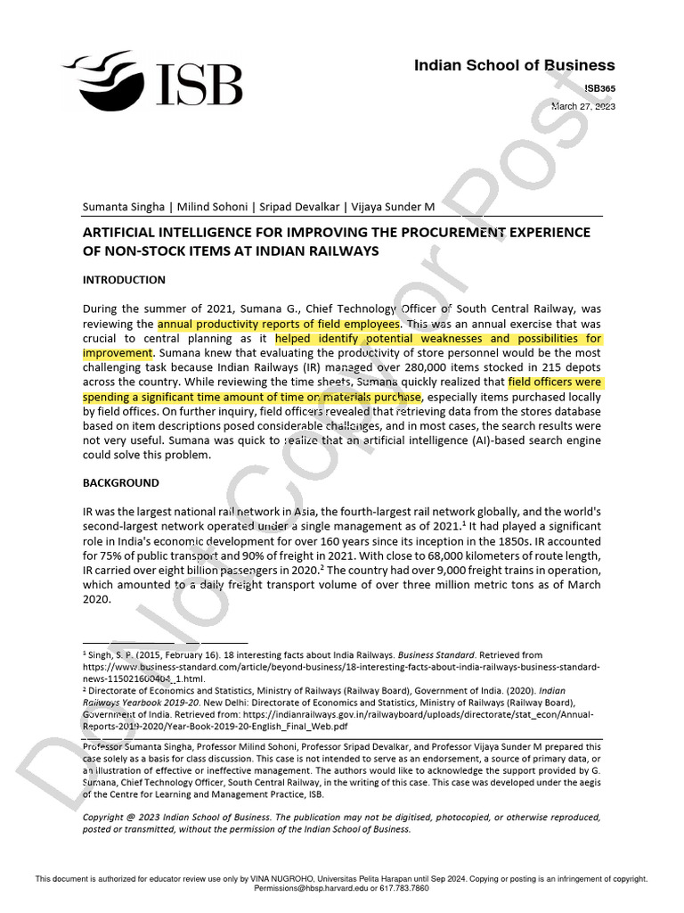 AI For Improving Procurement | PDF | Cluster Analysis | Artificial ...