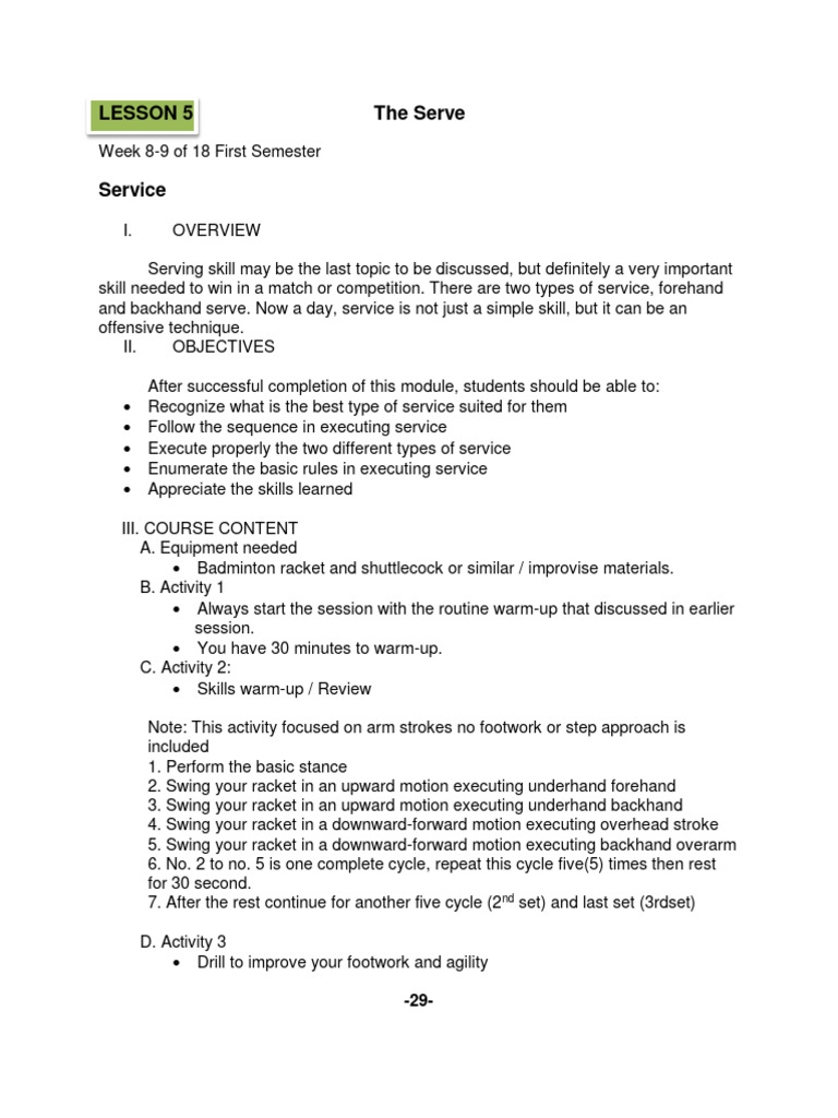 Pathfit 3 Lesson 5 PDF Sports Games Of Physical Skill