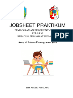 PBO - Pertemuan 10 - Praktik Array Bahasa Java