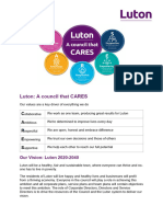 Luton Values Flyer