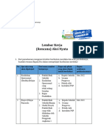 Lembar Kerja Rencana Aksi Nyata