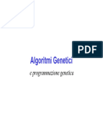 Algoritmi Genetici: e Programmazione Genetica