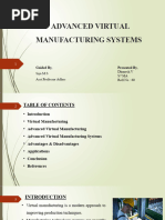 Advanced Virtual Manufacturing Systems 1