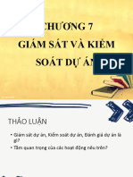 Bài 7 Giám Sát Và Kiểm Soát Dự Án