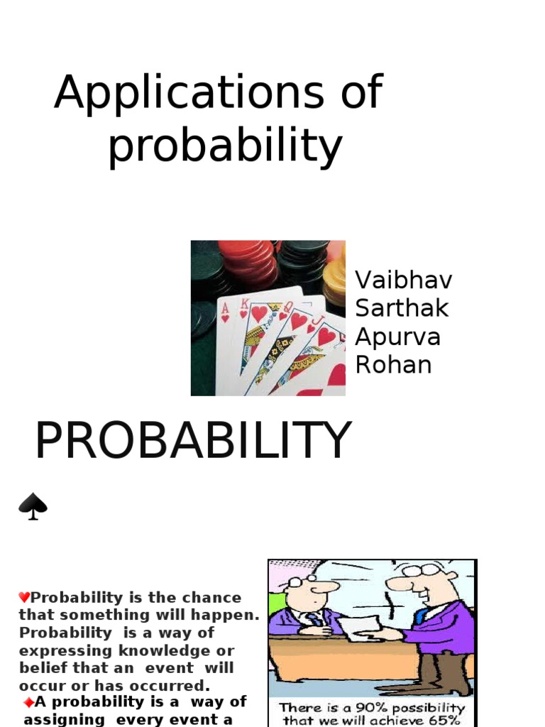 Applications of Probability | PDF | Gambling | Odds