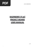 Raspberry Pi4 Project Board User Manual VTU