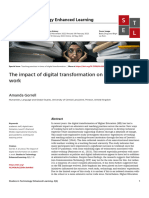 The Impact of Digital Transformation On Academic W
