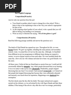 JHS3 English