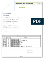 PRO 001 - Maitrise Des Documents Et Des Enregistrements