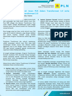 Materi CoC Nasional - APRESIASI UNTUK SELURUH INSAN PLN DALAM TRANSFORMASI 1.0 SERTA MENYAMBUT JOURNEY TRANSFORMASI 2.0