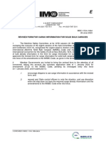 MSC.1-Circ.1664 - Revised Form For Cargo Information For Solid Bulk Cargoes