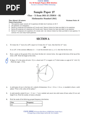 sample paper 25