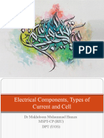 Electrical Components, Types of Current and Cell