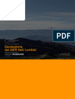 Conflicto Ambiental Declaratoria Del AIE