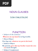 Noun Clauses