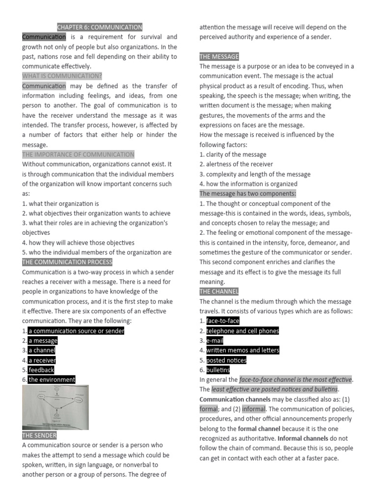 Hbo Note Chap678 | PDF | Leadership | Communication