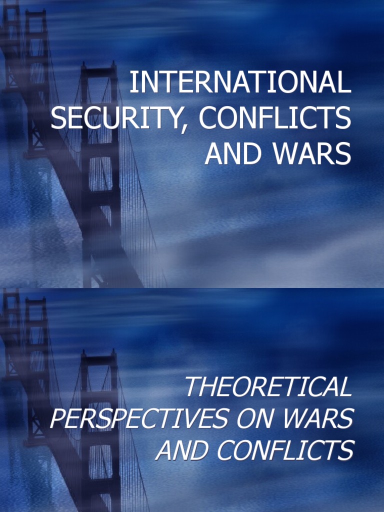 Theories of International Conflict and Security | PDF | Western Culture ...