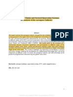 Global Value Chains and Sectoral Innovation Systems: An Analysis of The Aerospace Industry