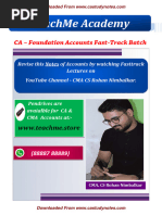 12.foundation Accounting Fasttrack Handwritten Notes by CMA CS RohanNimbalkar