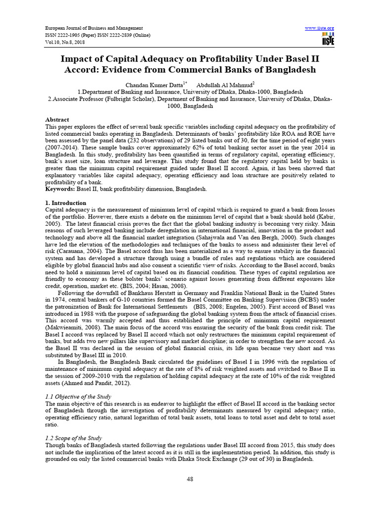 Misunderstanding PDF Capital Requirement Basel Ii