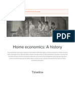 Home Economics - A History - Sutori