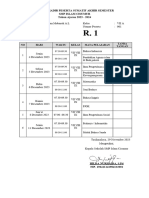 Daftar Hadir Peserta Per Mata Pelajaran KLS 7