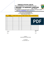 Format Data Anggota Ekstrakurikuler Sman 16