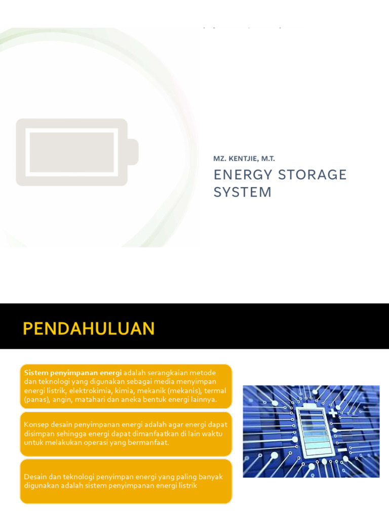 Energy Storage System PDF