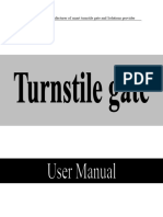 Turnstile Gate Instruction Manual (Brushless Type)