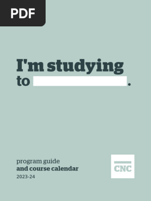 Course Calendar 2023 24